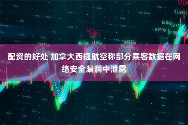 配资的好处 加拿大西捷航空称部分乘客数据在网络安全漏洞中泄露