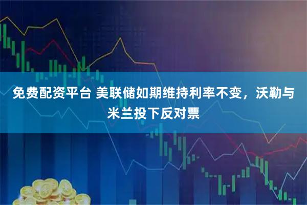 免费配资平台 美联储如期维持利率不变，沃勒与米兰投下反对票