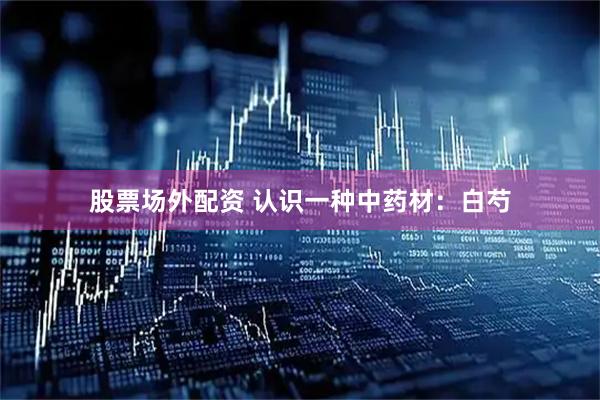 股票场外配资 认识一种中药材：白芍